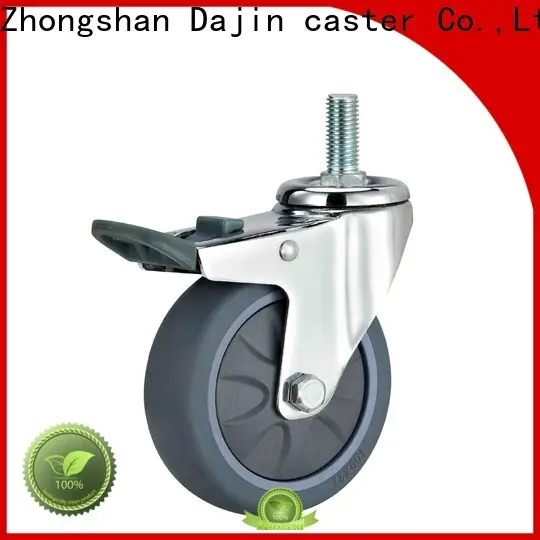 Dajin caster plastic 3 inch swivel casters bearing for dollies 1