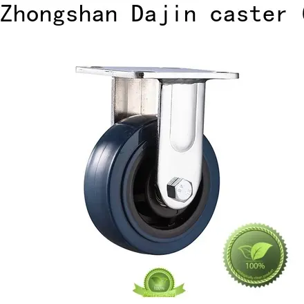 Dajin caster orange heavy duty castors brake bakery racks 1