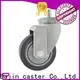 non-marking plastic caster wheels fork metal-brake 1