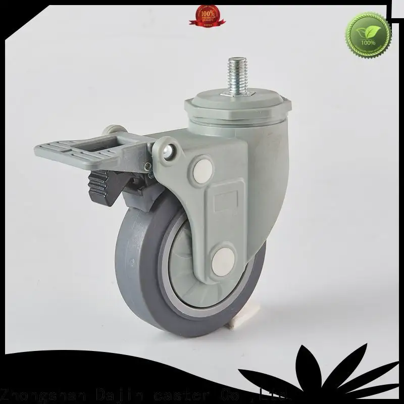 non-marking rubber casters fork double ball 1