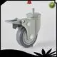 non-marking rubber casters fork double ball 1