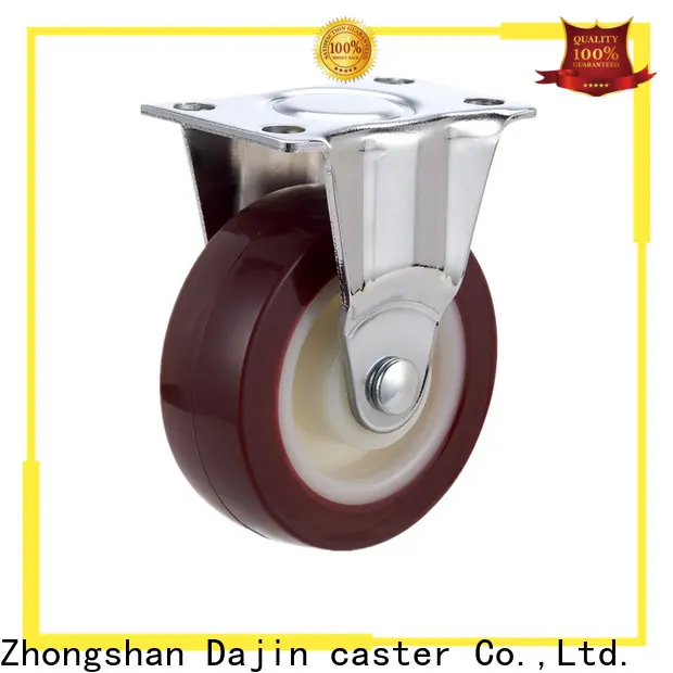 Dajin caster plastic light duty castors brake for sale 1