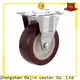 Dajin caster plastic light duty castors brake for sale 1