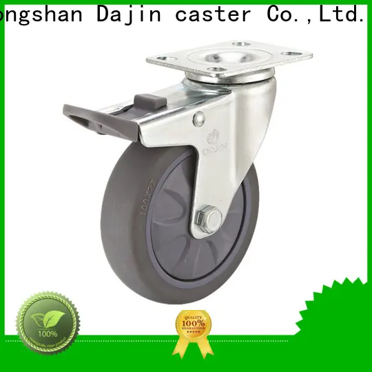 Dajin caster 3 inch swivel casters tpr for trolleys 1