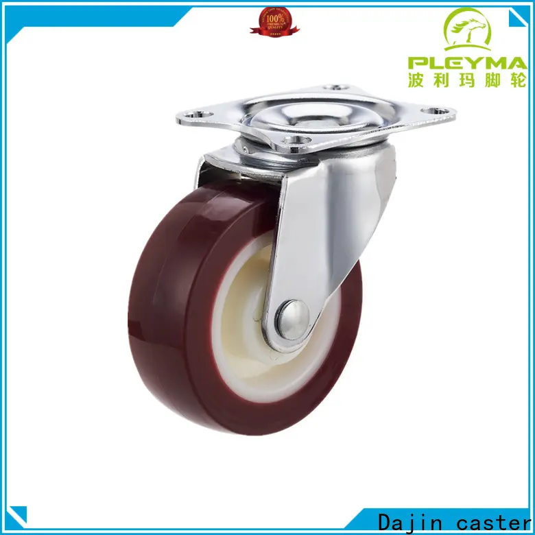 plastic light duty caster wheels brake for wholesale 1