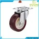 plastic light duty caster wheels brake for wholesale 1