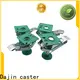 Dajin caster hielastic caster lock bake pu 1