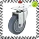 Dajin caster high quality 3 swivel caster stem for dollies 1