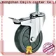 plastic 5 inch swivel caster with brake bearing for dollies 1
