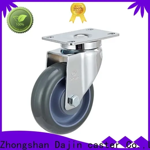 Dajin caster medium duty swivel casters threaded for dollies 1