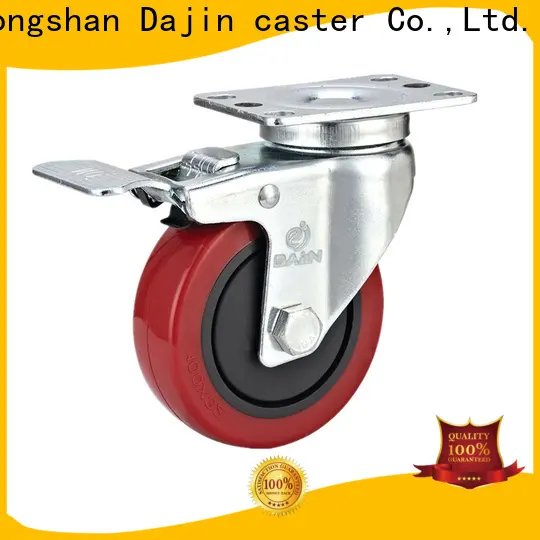 Dajin caster 5 inch swivel casters polyurethane for trolleys 1
