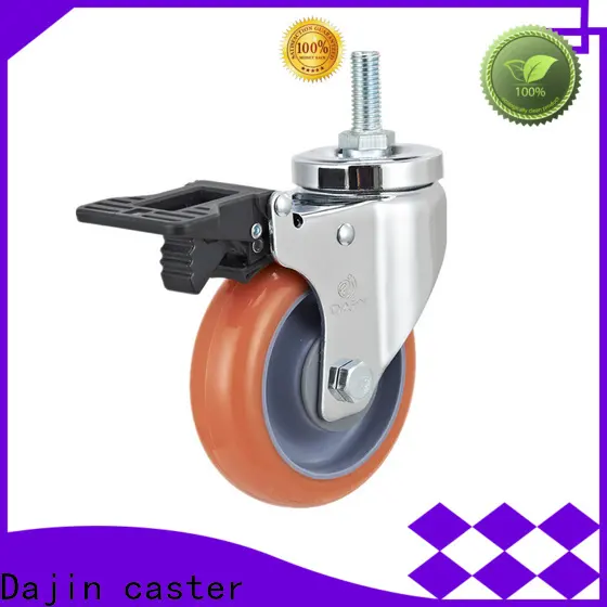 Dajin caster 4 inch swivel casters non-marking fro rack 1
