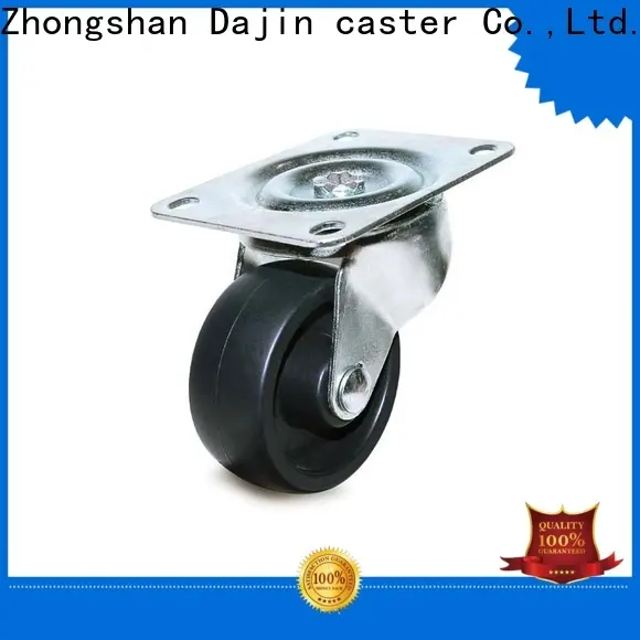 Dajin caster plastic light duty castors brake wholesale 1