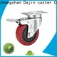 plastic 5 inch swivel caster with brake caster for trolleys 1