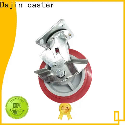 orange heavy duty caster swivel for car 1