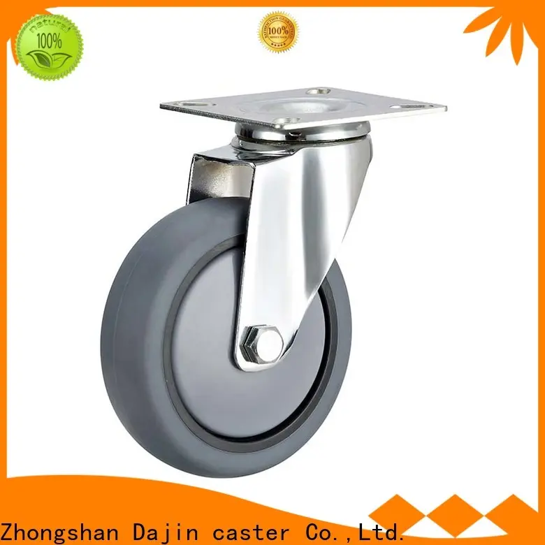 Dajin caster plastic medium duty swivel casters for dollies 1