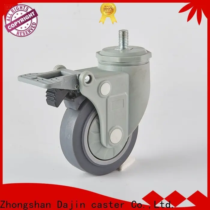 Dajin caster medium caster cart swivel plastic-brake 1