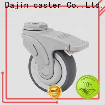Dajin caster most-favorable heavy duty steel casters low cost for medical bed 1
