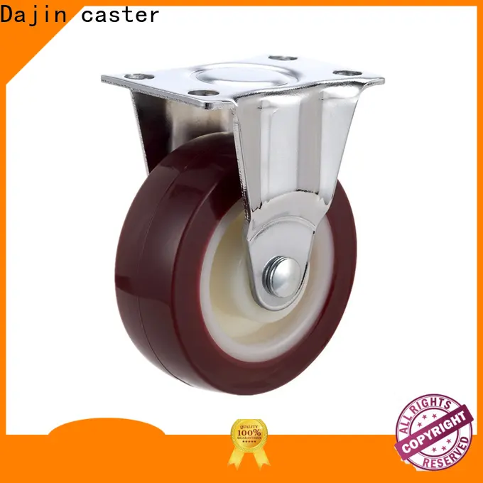 Dajin caster fixed chair casters rubber for wholesale 1