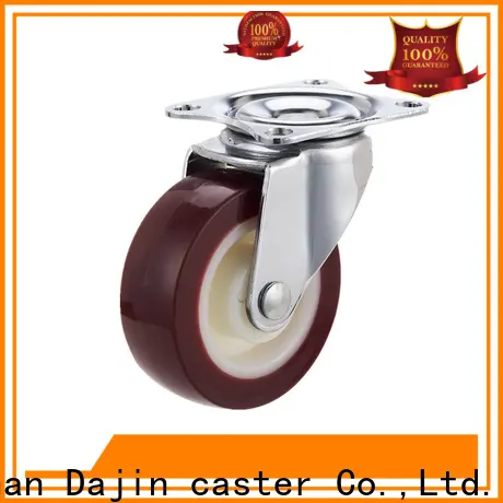 Dajin caster carts pu caster wheel rubber for car 1