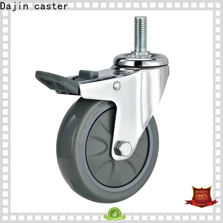 Dajin caster rigid medium duty swivel casters for trolleys 1