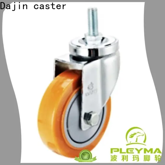 Dajin caster highly-rated 2 swivel caster wheels thread for dollies 1