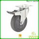 Dajin caster pp 5 inch swivel caster with brake brake fro rack 1