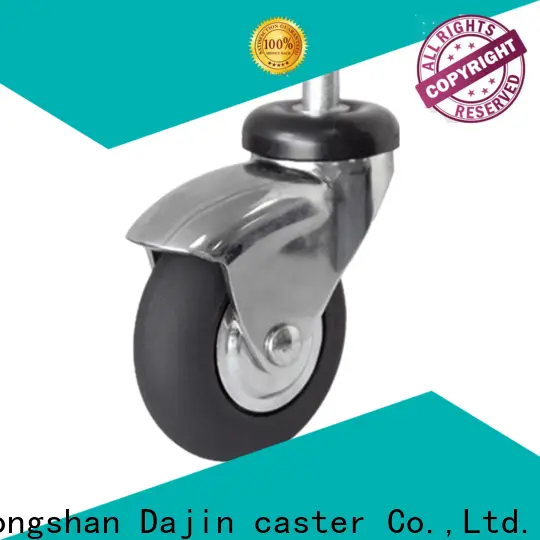Dajin caster hi-elastic furniture caster wheels adjustable for airport 1