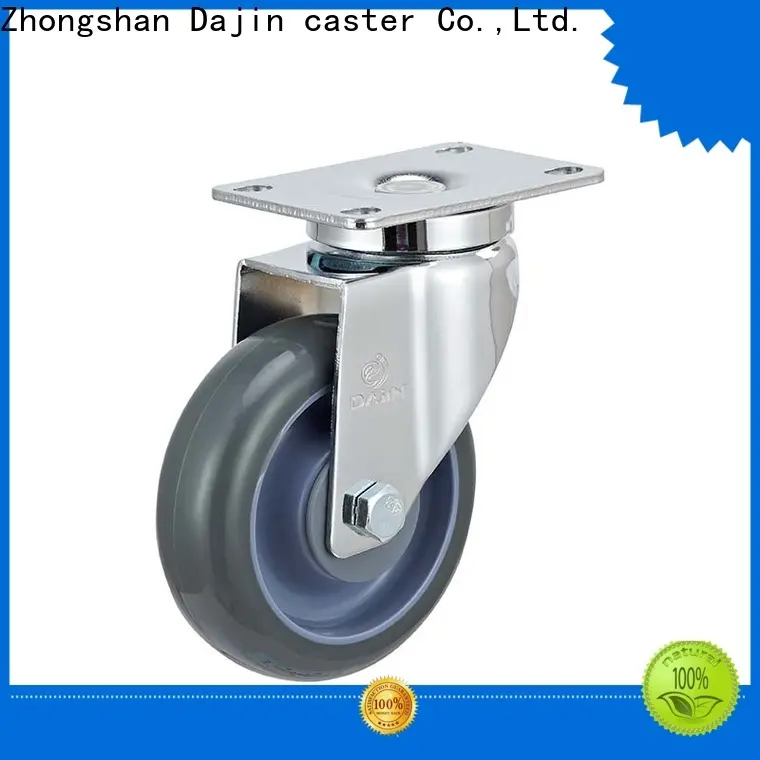 Dajin caster 5 inch swivel casters thread for trolleys 1