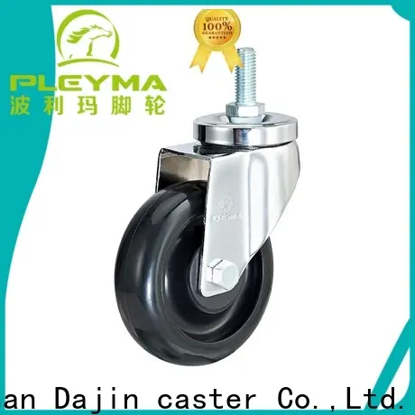 Dajin caster pu anti static wheel thread trolleys 1