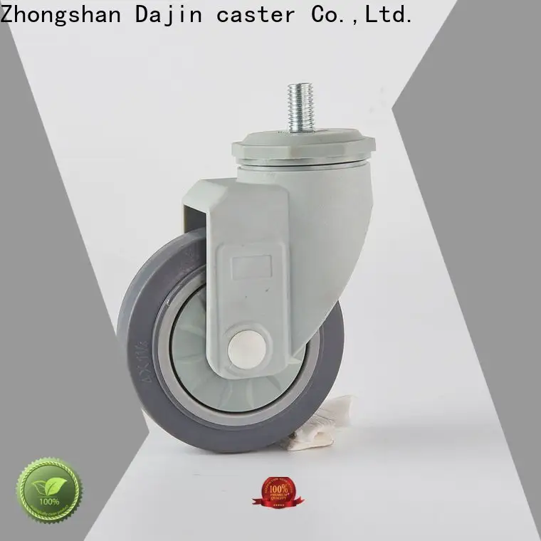 Dajin caster low profile furniture casters functional for medical bed 1