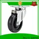 rigid 5 inch swivel caster with brake threaded for trolleys 1