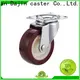 pp light duty caster wheels brake for sale 1