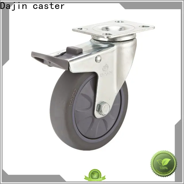 Dajin caster light duty small swivel caster wheels threaded for trolleys 1