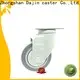 Dajin caster non-marking plastic caster wheels swivel metal-brake 1