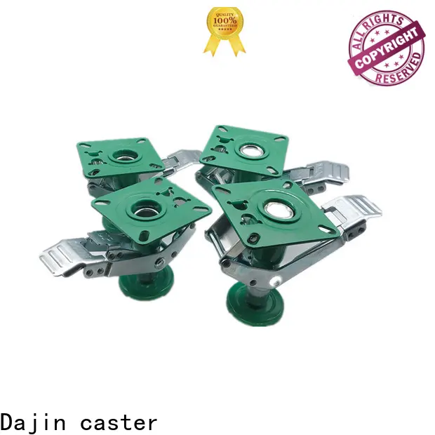 swivel caster floor lock noiseless style 1