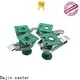 swivel caster floor lock noiseless style 1