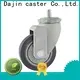 Dajin caster non-marking rubber casters swivel plastic-brake 1