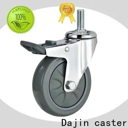 Dajin caster 4 inch swivel casters brake for trolleys 1