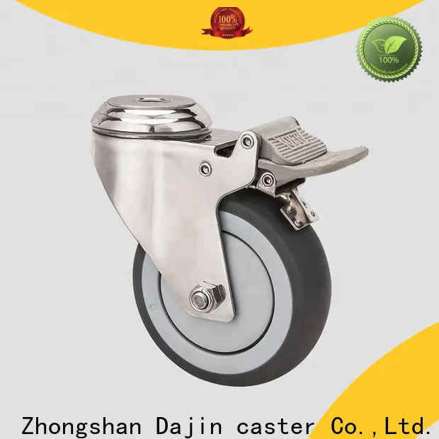 Dajin caster factory-priced low profile casters durable for trolley 1