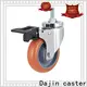Dajin caster high quality medium duty caster polyurethane for dollies 1