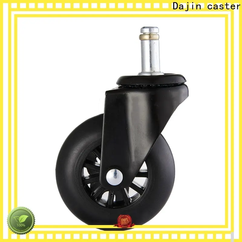 Dajin Caster Wheel Swivel 3 Inch Plate Med-light Duty Caster Wheels Wholesale For Hotel Service Cart45 1