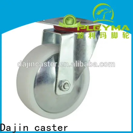 Dajin Caster Wheel Swivel 3 Inch Plate Med-light Duty Caster Wheels Wholesale For Hotel Service Cart47 1
