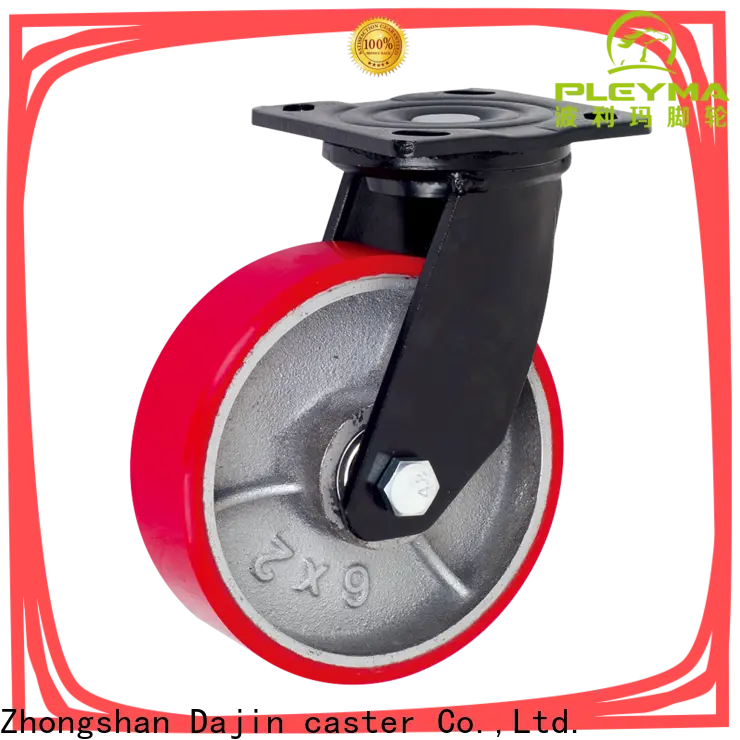 Dajin Caster Wheel Swivel 3 Inch Plate Med-light Duty Caster Wheels Wholesale For Hotel Service Cart49 1
