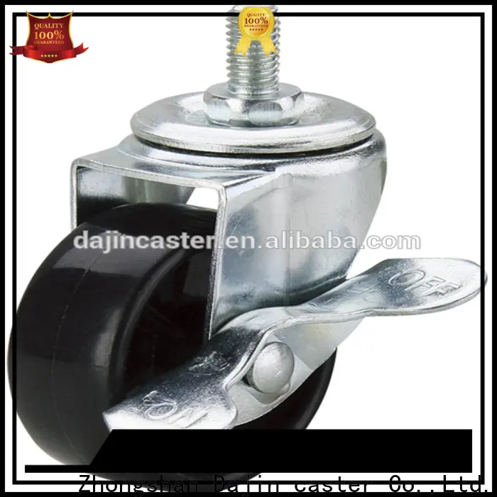 Dajin Caster Wheel Swivel 3 Inch Plate Med-light Duty Caster Wheels Wholesale For Hotel Service Cart53 1