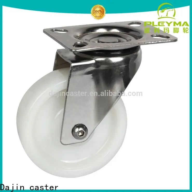 Dajin Caster Wheel Swivel 3 Inch Plate Med-light Duty Caster Wheels Wholesale For Hotel Service Cart60 1
