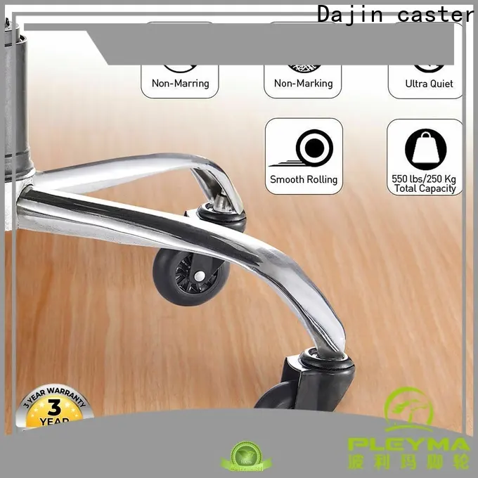 Dajin Caster Wheel Swivel 3 Inch Plate Med-light Duty Caster Wheels Wholesale For Hotel Service Cart58 1