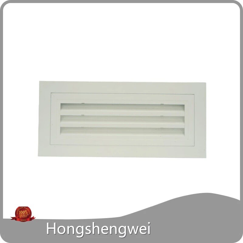 Louvered Return Air Grille Factory Price Aluminum Alloy 1