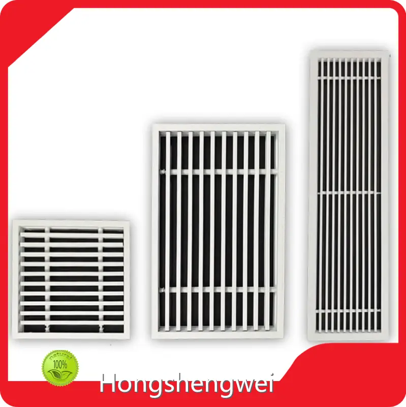 Hongshengwei Custom Return Air Grille Wall Mounted Installation Custom Return Air Grillefactory Direct Supply 1