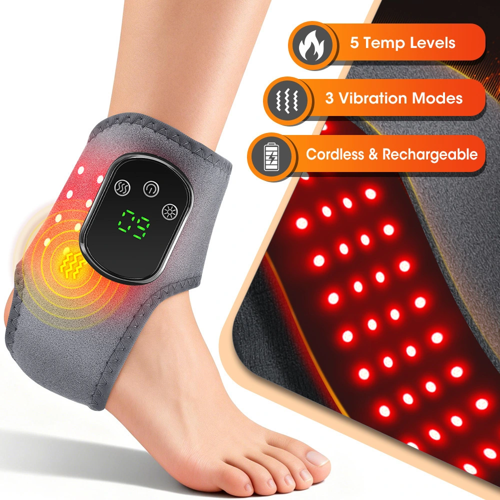Cordless Neuropathy Foot Massager, Ankle Massager for Pain Relief, Ankle Heating Pad Plantar Fasciitis Relief 1